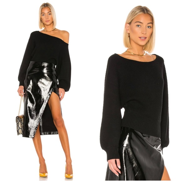 L'ACADEMIE RIBBED SWEATER VINCE REVOLVE LOVERS FRIENDS TULAROSA LPA FREE PEOPLE - Picture 2 of 10